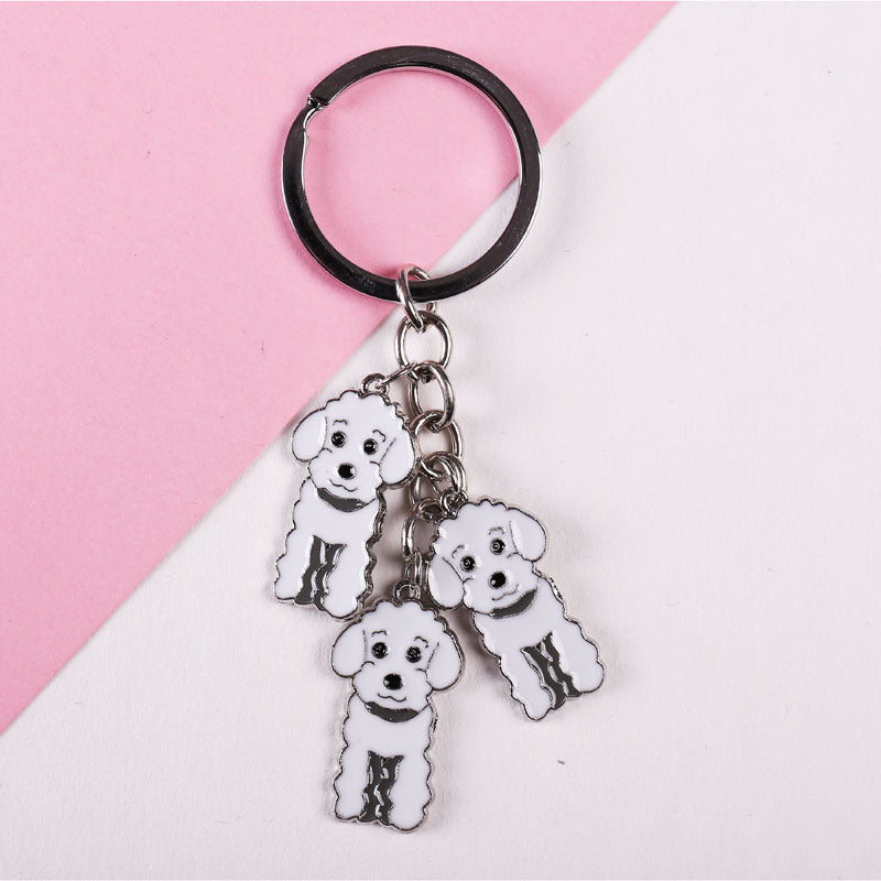 Wholesale Zinc Alloy Pet Dog Car Key Ring